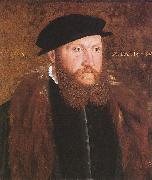 John Bettes the Elder Portrait of an Unknown Man in a Black Cap Sweden oil painting artist